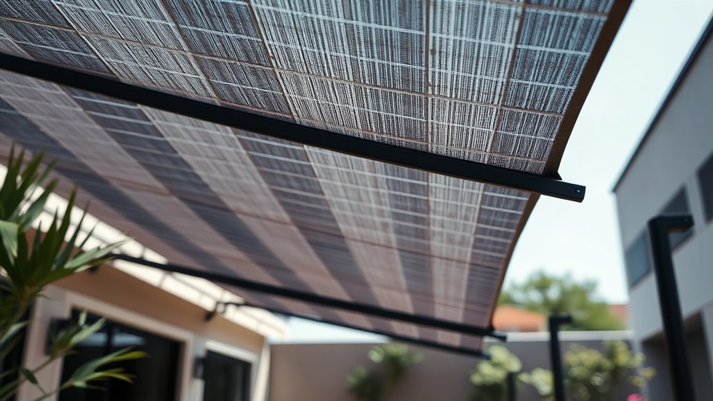 Zonneschermen op zonne-energie: duurzaam en comfortabel wonen