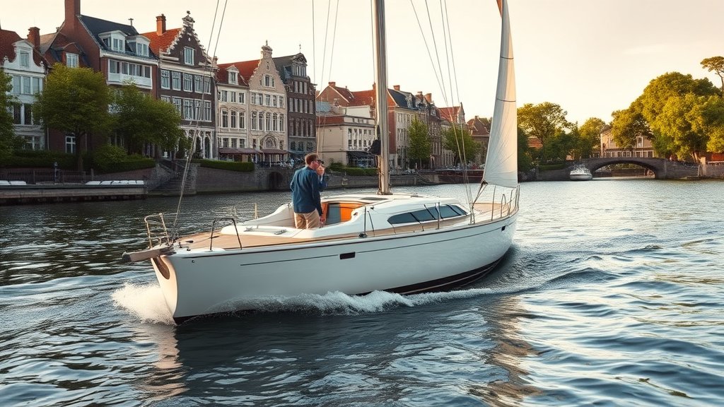 Geniet van een ontspannen dag varen door de grachten van haarlem