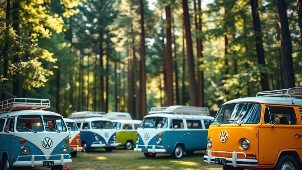 Volkswagen campers: van nostalgische charme tot moderne luxe